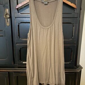 Vince Tan Relaxed Sleeveless Tank Top